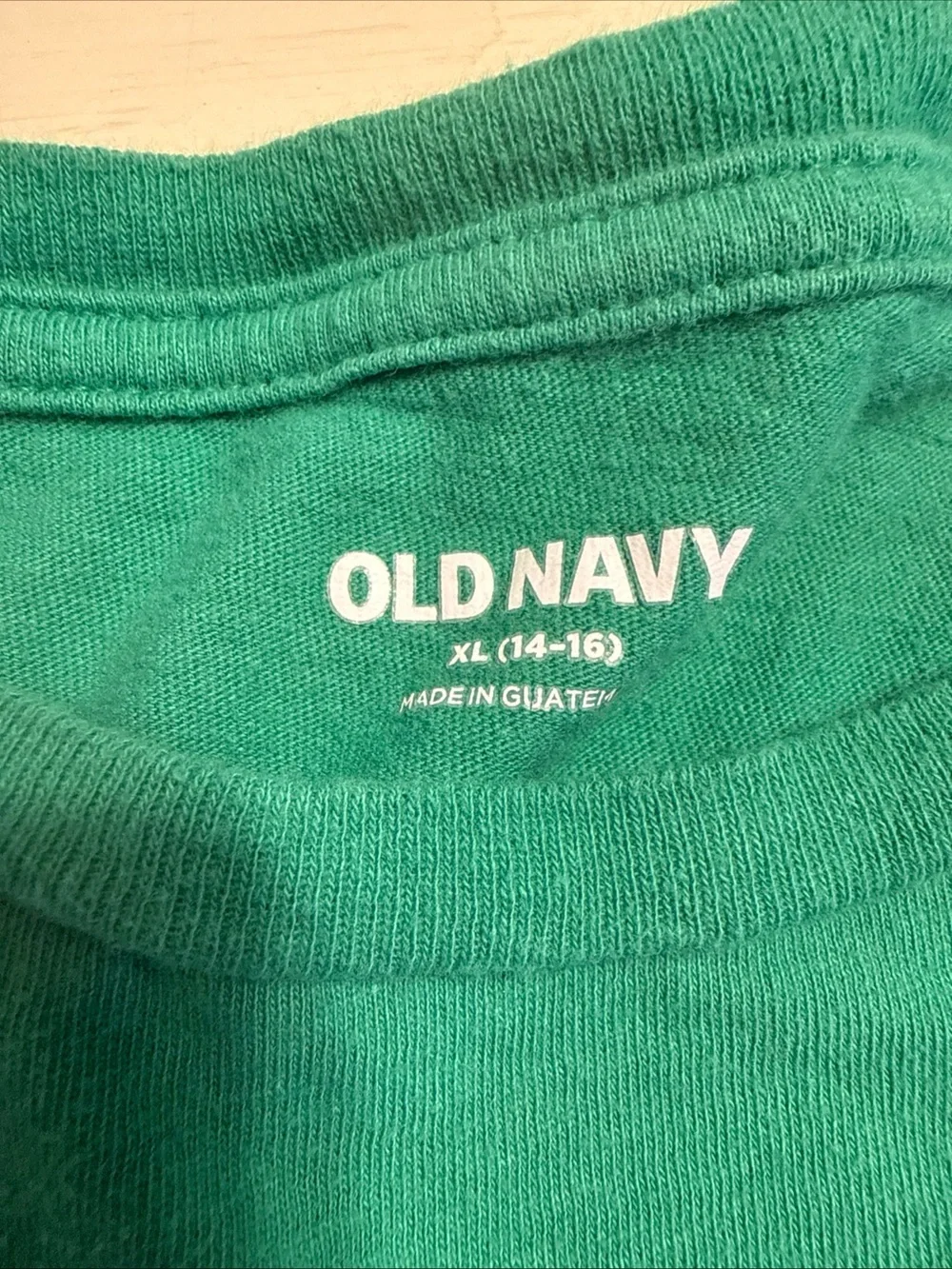 Old Navy Green Crewneck Tee